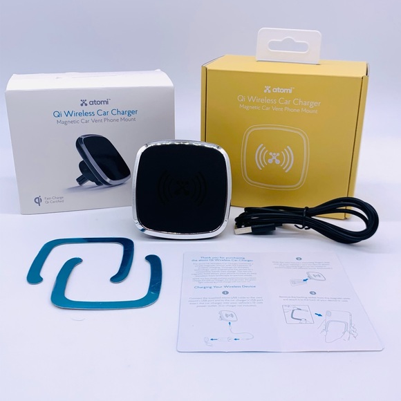 ATOMI Qi Wireless Magnetic Car Charger - Picture 2 of 10